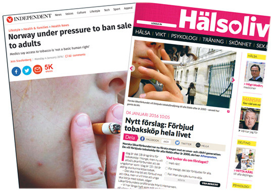 N&Aring;DDE UTLANDET: Sjeldent har et forslag fra Legeforeningen f&aring;tt s&aring; bred omtale i norsk og internasjonal presse