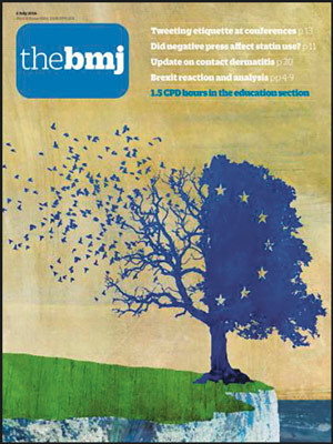 Artikkelen ble publisert i det prestisjetunge tidsskriftet BMJ i juli 2016