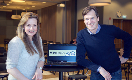 NYTT NETTSTED: Christer Mj&aring;set og redakt&oslash;r Hanne Valeur mener nettsiden vil gi medlemmene et bedre og mer moderne&hellip;