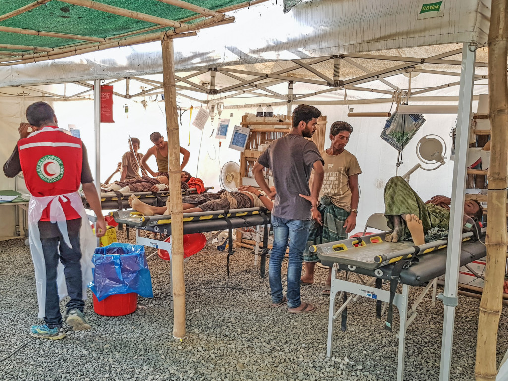 LEIRRAS: Fire hardt skadde pasienter som ble skadd i et mindre leirras