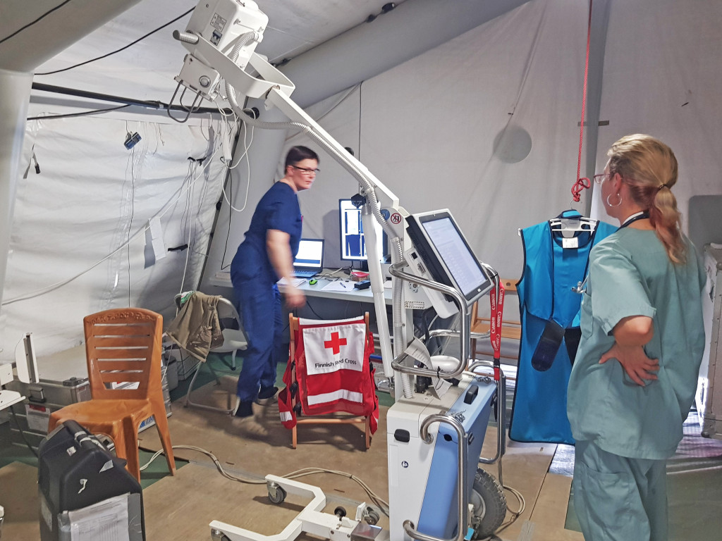 R&Oslash;NTGEN: Sykehuset hadde digitalt r&oslash;ntgenutstyr