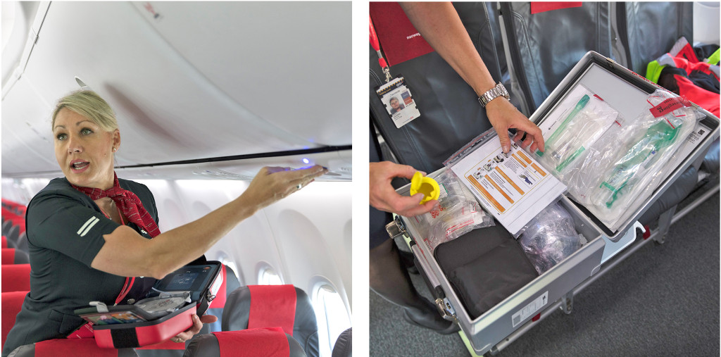 Ved en akuttsituasjon varsler kabinansatte ved &aring; trykke tre ganger p&aring; lampen over stolrekken. Ved n&oslash;dstilfeller og med en&hellip;