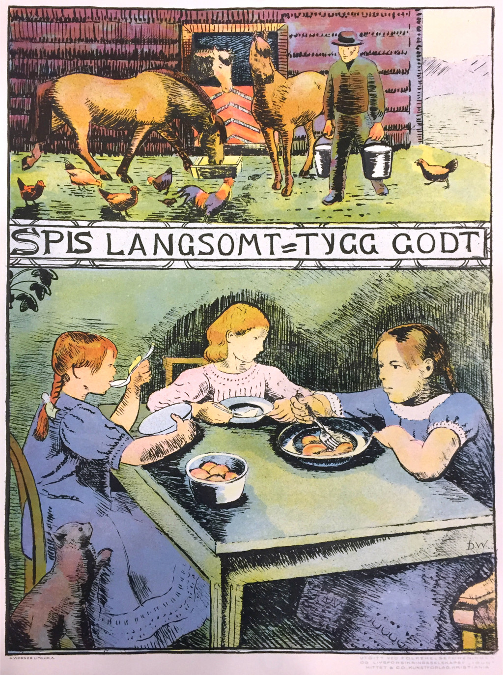 Figure 3 Taking time with meals was important. Key hygiene ideologist Carl Schi&oslash;tz (4) recommended spending at least half an&hellip;