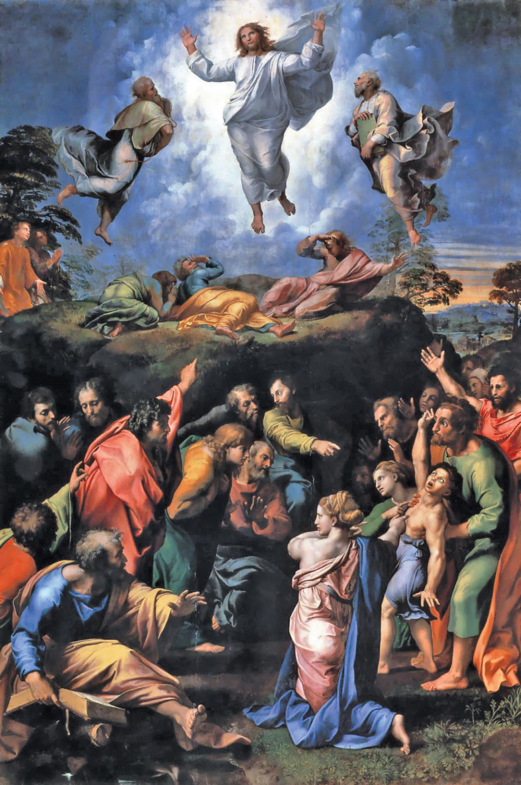 Figure 1 The transfiguration (1500) by Raphael illustrates two scenes from the New Testament: Jesus revealing his divine&hellip;