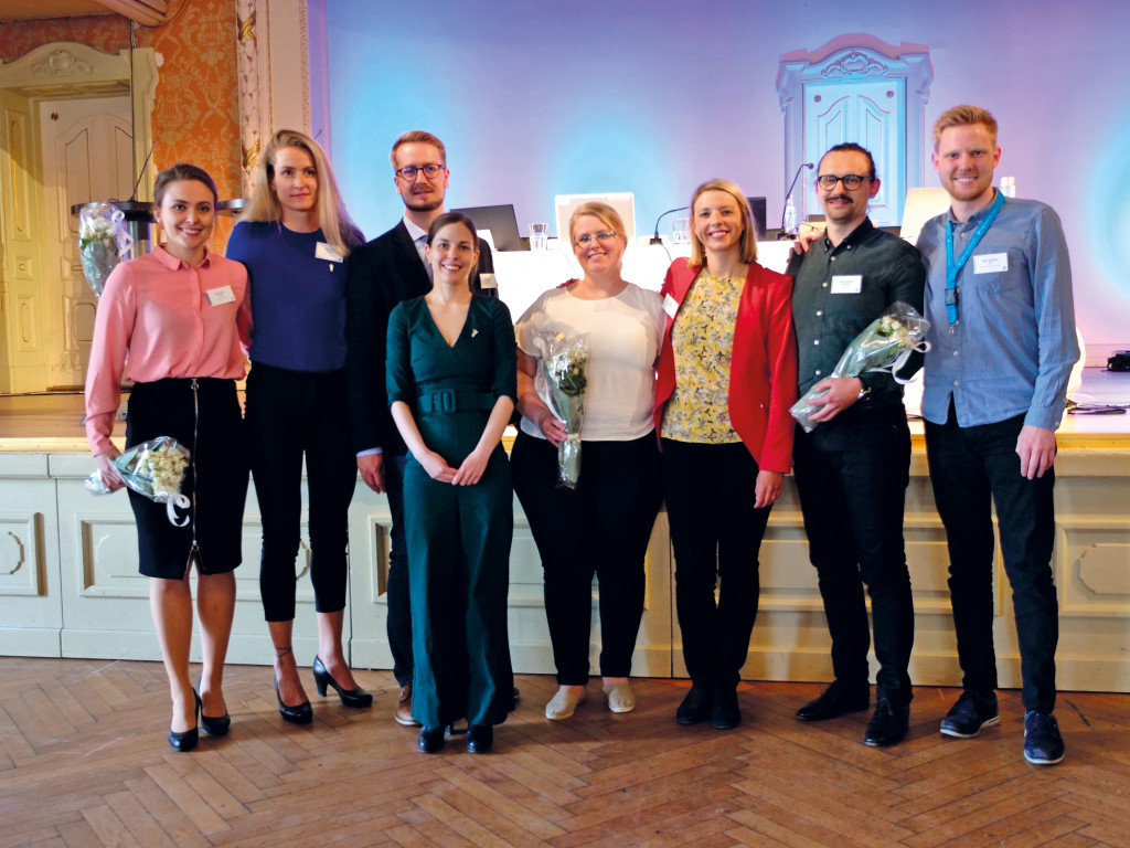 YLFS STYRE 2019&ndash;2021: Fra venstre: Oda Sandli (styremedlem), Kristin Fagereng (styremedlem), H&aring;vard Ravnestad (styremedlem),&hellip;