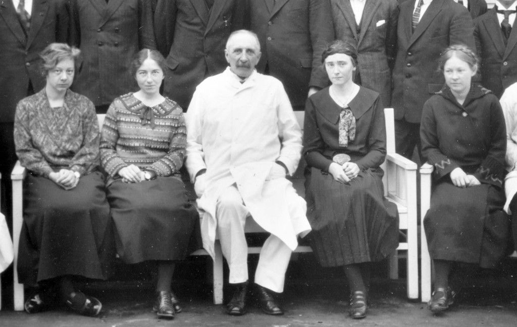 Figure 2 Among the 43 students who graduated with a medical degree in spring of 1925 there were four women (5). Ragnhild&hellip;