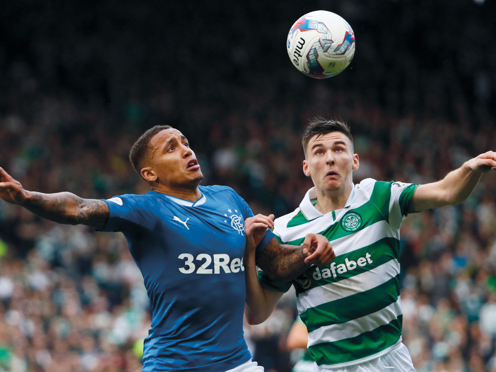 Rangers mot Celtic i semifinalen i den skotske ligacupen i 2016. Illustrasjonsfoto: Reuters / NTB scanpix