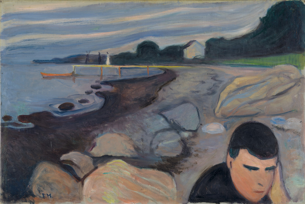 'Melancholia by Edvard Munch, painted 1892. Photo: B&oslash;rre H&oslash;stland / Nasjonalmuseet