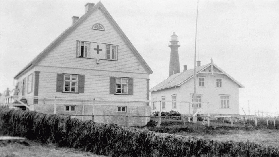 R&oslash;de Kors sykestue, Andenes. Foto: S&oslash;r-Troms Museum