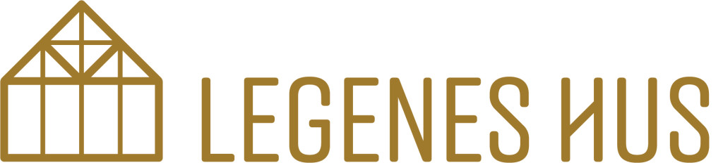 LOGO: Legens hus sin nye logo. Du kan f&oslash;lge Legenes hus p&aring; Facebook og LinkedIn for oppdateringer. 