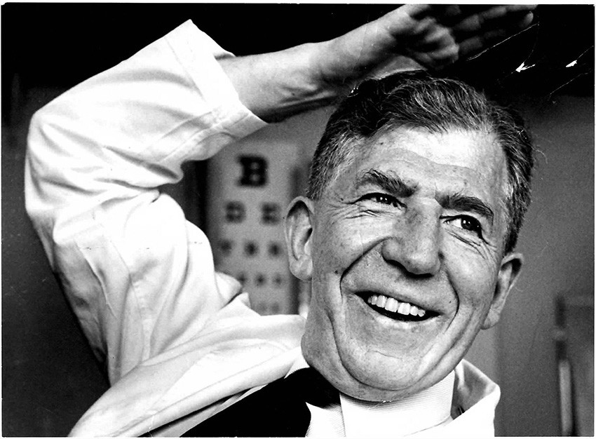 Figure 4 Marius Haarr on his 70th birthday. Photo: Sunnm&oslash;rsposten