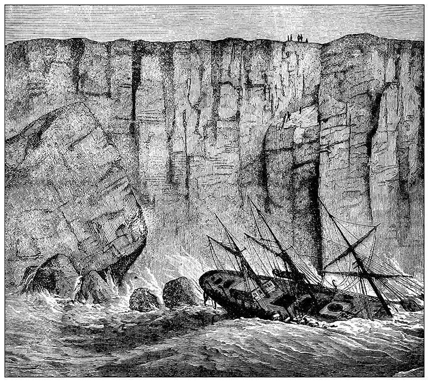 Det engelske ordet salvage brukes gjerne om skip som berges eller reddes. Illustrasjon: Ilbusca/iStock