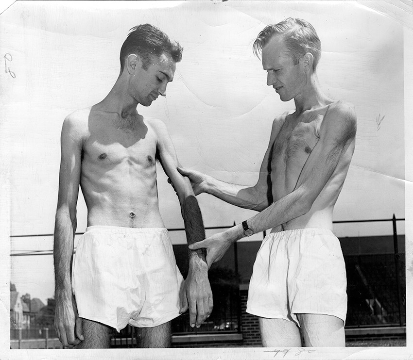 Figur 4 Gerald Wilsnack og Marshall Sutton ved studiens slutt. Foto: Hennepin County Library