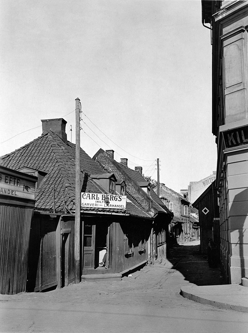 Figur 4 Gr&oslash;nland ble ikke innlemmet i byen f&oslash;r i 1859, og hadde lenge et landlig preg. Vi har ikke bevart noe egentlig bilde&hellip;