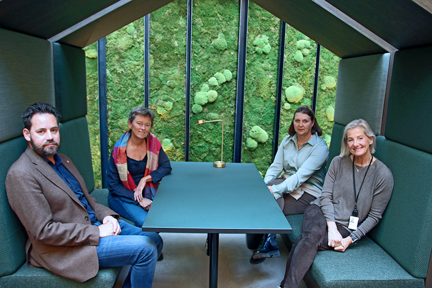 VIKTIGE VERV: Fra venstre: Peter Christersson, Grethe Fosse (bak), Britt Fritzmann og Kristin Grefberg  er nyvalgte som&hellip;