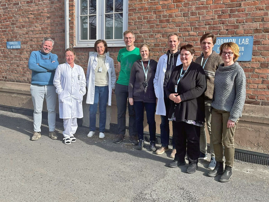 Forskere ved Hormonlaboratoriet ved Oslo universitetssykehus. F.v.: Per Medb&oslash;e Thorsby, Svetlana Zykova, Louise Koren Dahll,&hellip;