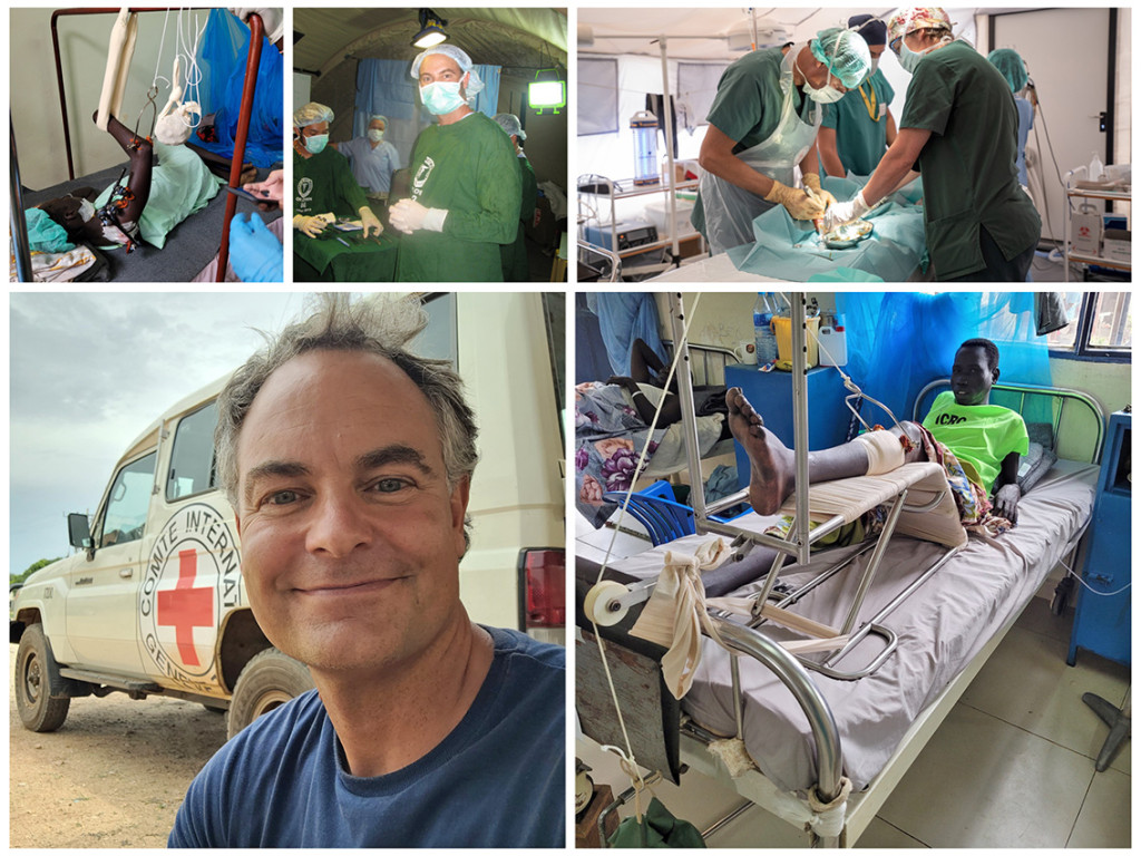 KRIGSKIRURGI: Gastrokirurgen Johan Bondi behandler pasienter i krig og konflikt. Foto: Johan Bondi