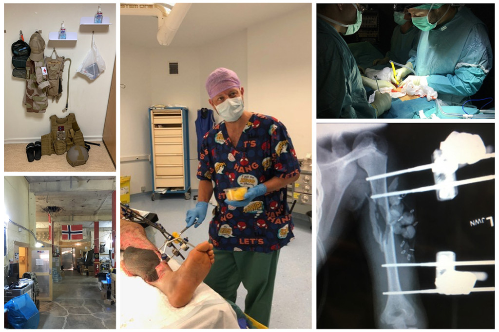 UTE P&Aring; OPPDRAG: Marius Svanevik er ansatt i Forsvarets sanitet og har ansvar for oppl&aelig;ring av kirurgiske team, oppbygging og&hellip;