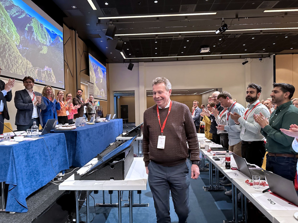 Hans H&oslash;vik ble k&aring;ret til &Aring;rets allmennlege 2023. Foto: Daniel W&aelig;rnes