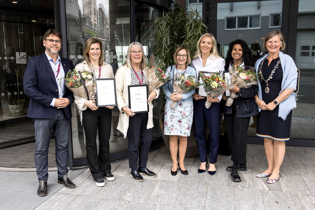 PRISVINNERE: B&aring;de Legeforeningens lederpris og de fagmedisinske priser ble delt ut under landsstyrem&oslash;tet. De heldige&hellip;