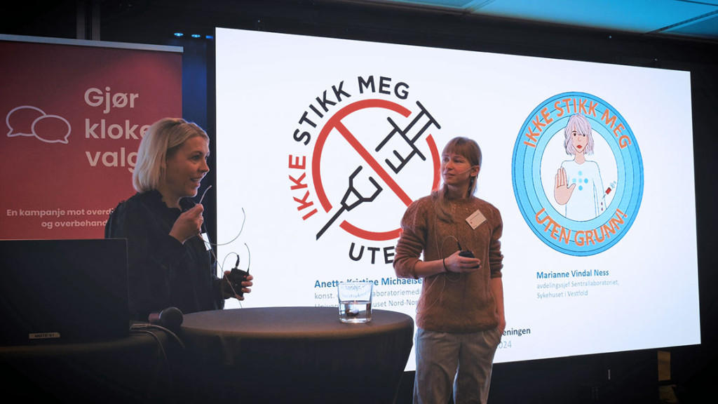 FRA TROMS&Oslash; OG T&Oslash;NSBERG: Anette Kristine Michaelsen (til h&oslash;yre) og Marianne Vindal Ness holder innlegg om hvordan de har&hellip;