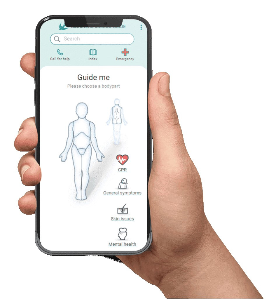 APP: Guiden gir st&oslash;tte til sj&oslash;folk i h&aring;ndtering av krevende medisinske situasjoner om bord og er utviklet av Radio Medico,&hellip;