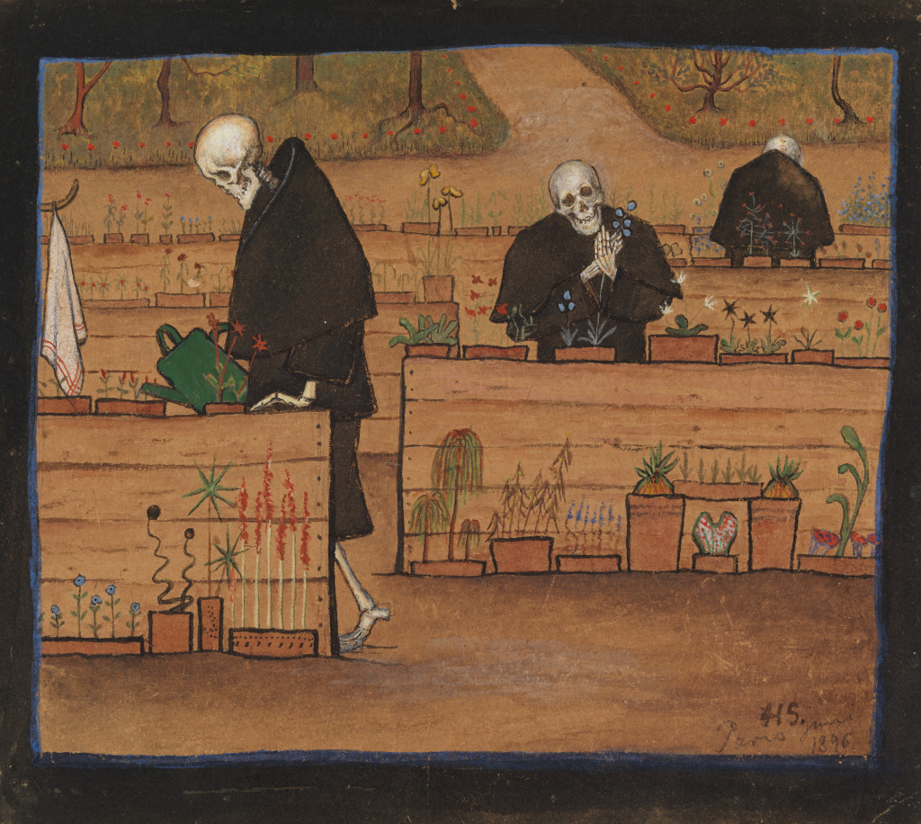 Hugo Simberg, The Garden of Death, 1896. Foto: Finnish National Gallery / Jenni Nurminen