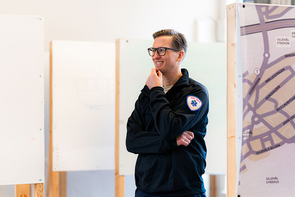 UNDERVISNING: Han har helt siden siste&aring;ret p&aring; studiet v&aelig;rt engasjert som underviser og moderator, denne gangen ved OsloMet&hellip;