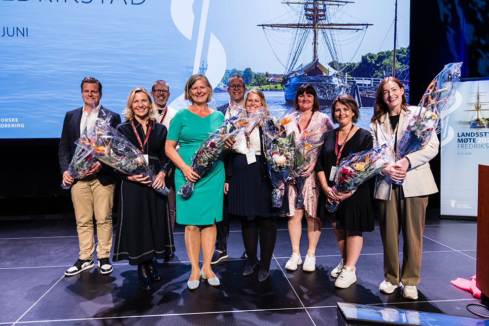 NYTT SENTRALSTYRE: Fra venstre: St&aring;le Clementsen, Yngvild Sk&aring;tun Hannestad, Paul Olav R&oslash;sb&oslash;, Anne-Karin Rime, Hans-Christian&hellip;